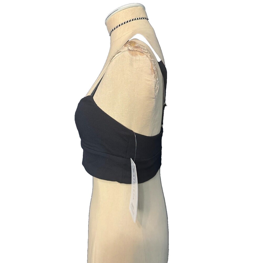 Athleta Well Rested Rib Sleep Bra Black Small - Picture 3 of 4